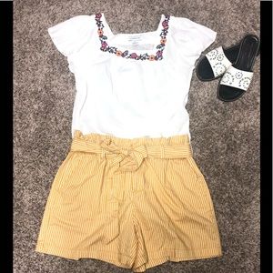 Liz Claiborne paper bag shorts!